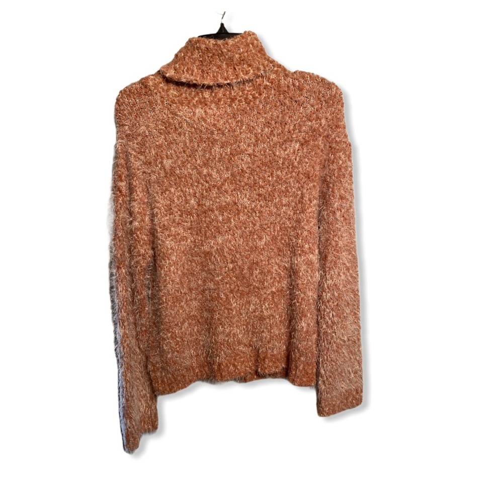 Abound Fuzzy Knit Turtleneck Sweater Tan - Picture 2 of 10